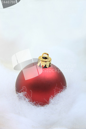 Image of Red christmas decoration