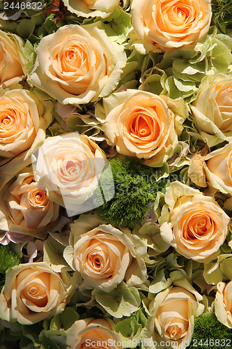 Image of Pale pink bridal flowers