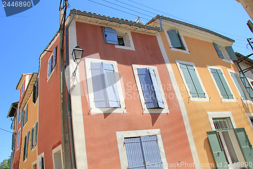 Image of Colored houses in the Provence