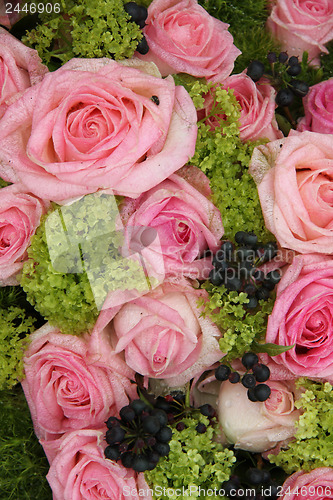 Image of pink flower arrangement