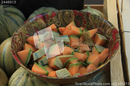 Image of Pieces of melon