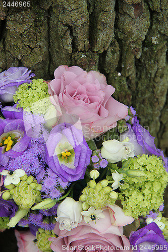 Image of Mixed purple arrangement