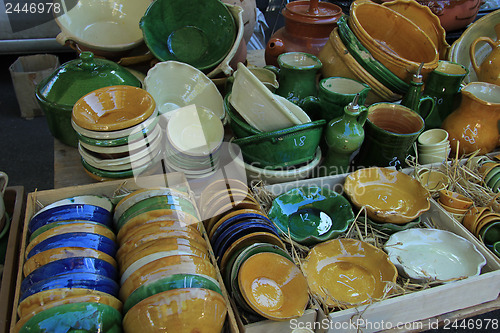Image of Artisanal pottery from the Provence