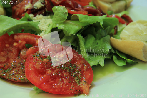 Image of Goat cheese tomato salad