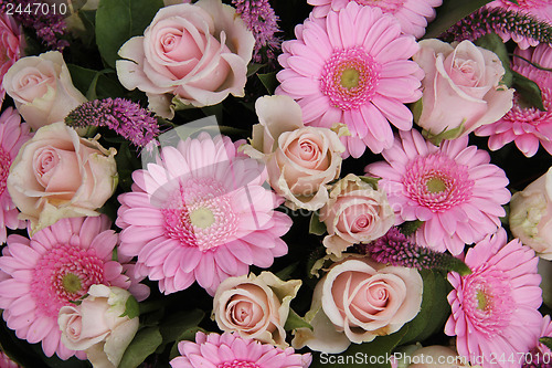 Image of Bridal flower arrangement in pink