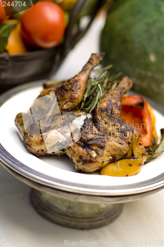 Image of Grilled chicken with rosemary