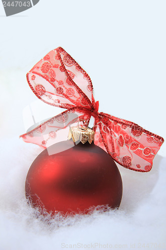 Image of Red christmas decoration