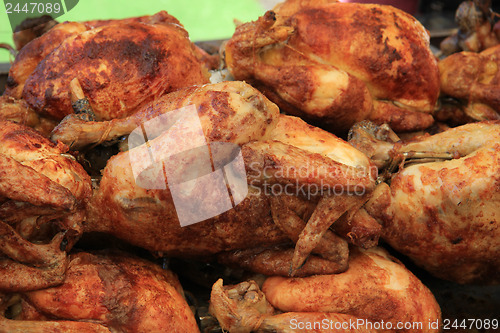 Image of Chicken on the grill