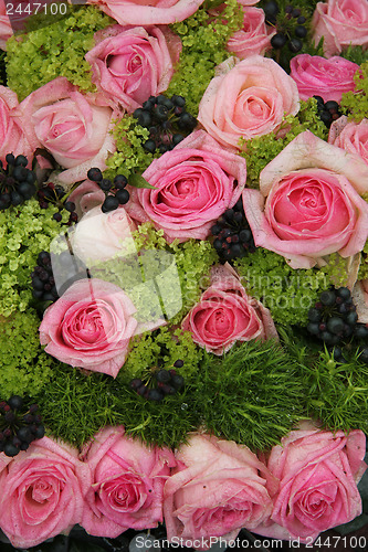 Image of pink flower arrangement