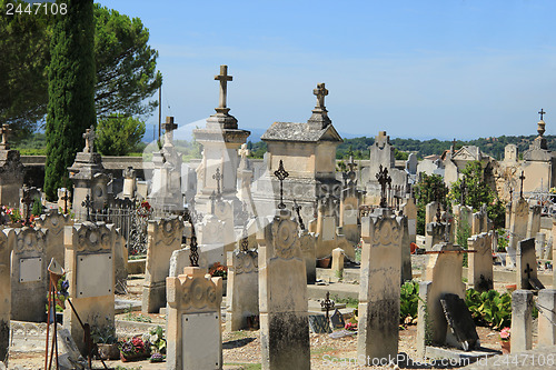 Image of Old cemetery in the Provence