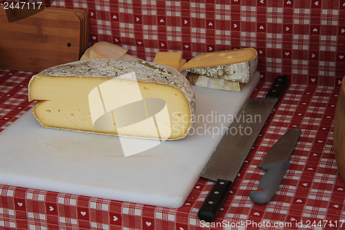 Image of Cheese at a Provencal market