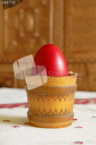 Image of Red Easter egg