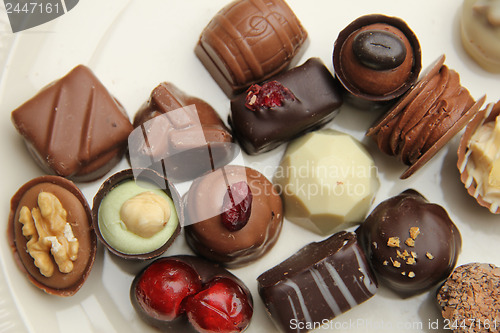 Image of Decorated chocolates
