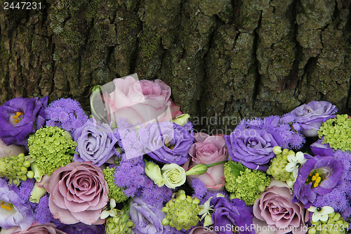 Image of Mixed purple arrangement