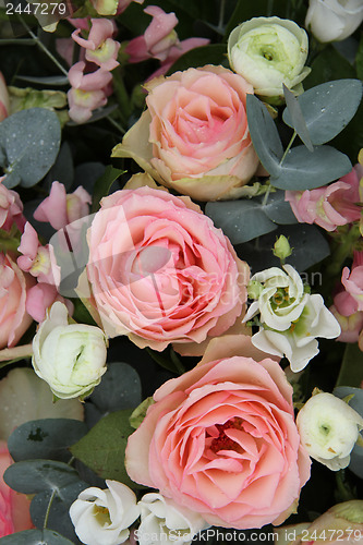 Image of Bridal arrangement in pink and white