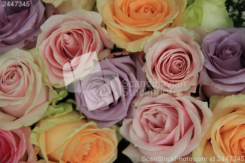 Image of Soft pink wedding arrangement