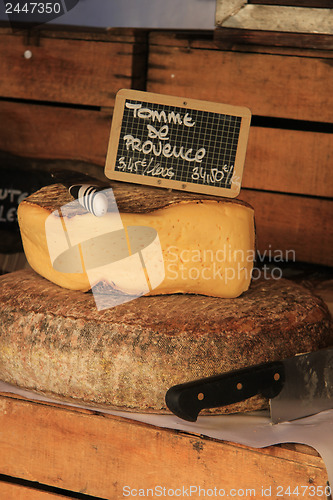 Image of Cheese at a Provencal market