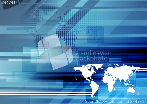 Image of Modern vector hi-tech background