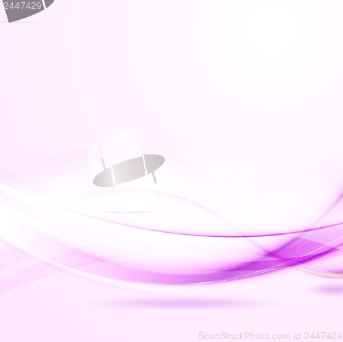 Image of Elegant shiny waves background