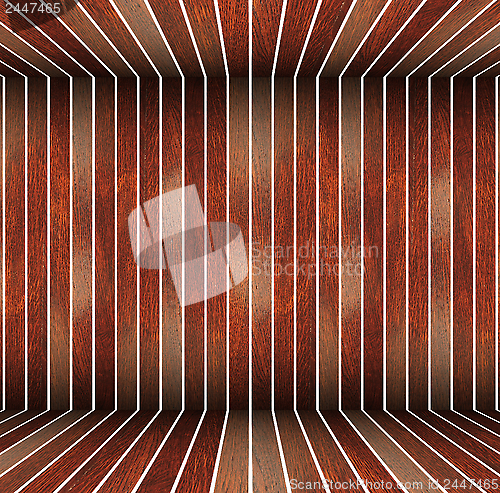 Image of iabstract backdrop made from brown wood boards