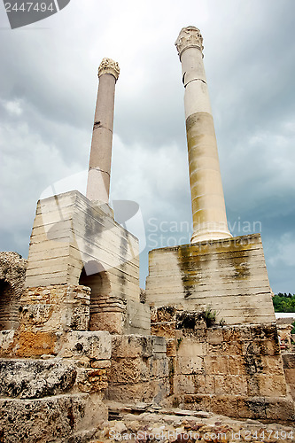 Image of Antonine Baths chimneys