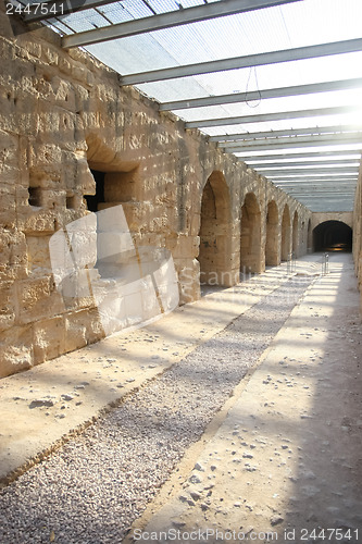 Image of El Djem Amphitheatre, underground corridors