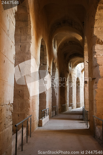 Image of 	El Djam Amphitheater hallway