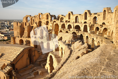 Image of 	El Djem Amphitheatre in Tunisia