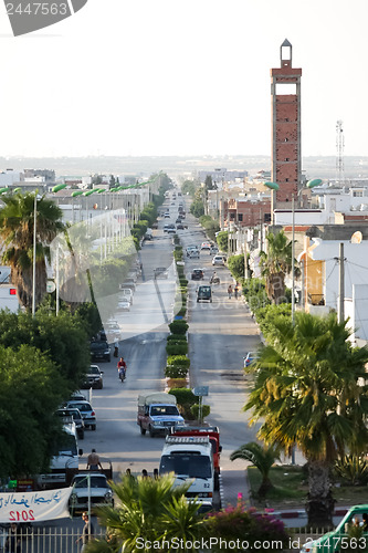 Image of El Djem, Tunisia, City main street