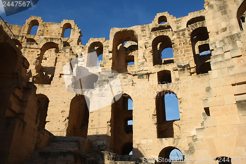 Image of 	El Djem Amphitheatre ruinous walls