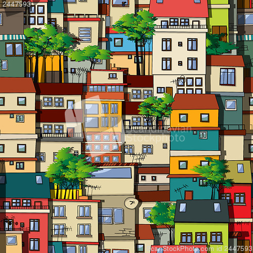 Image of Favela seamless pattern