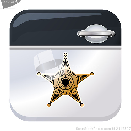 Image of Police car door app icon