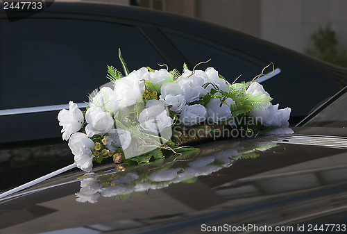 Image of Wedding car decoration