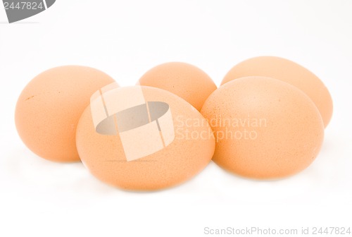 Image of eggs isolated