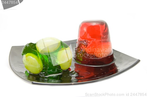 Image of jelly on plate