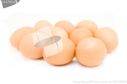 Image of eggs isolated