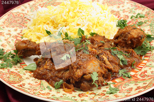 Image of Butter chicken closeup