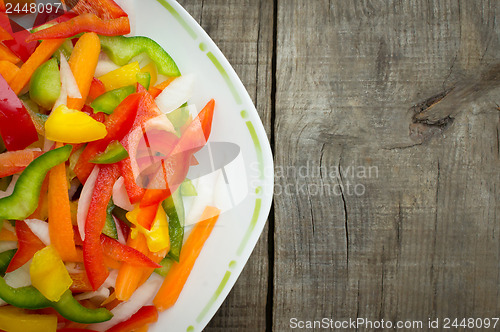 Image of Vegetable slices