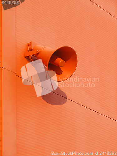 Image of Loudspeaker on the wall