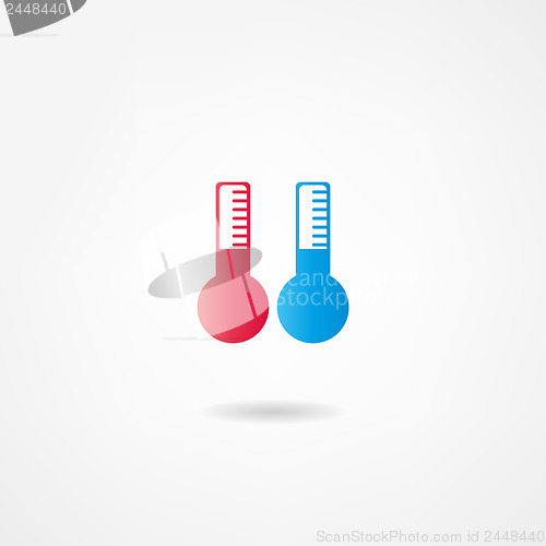 Image of thermometer icon