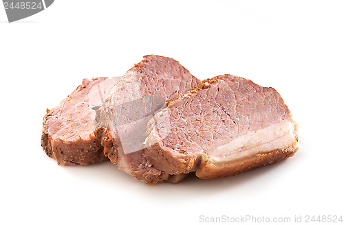 Image of roast pork slices