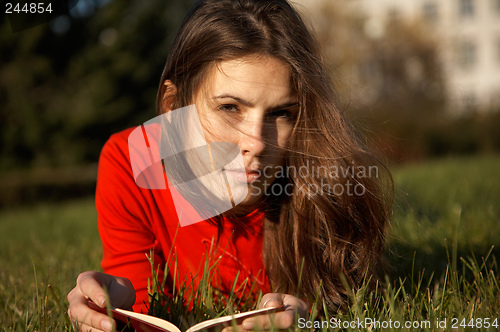 Image of Girls on the grass