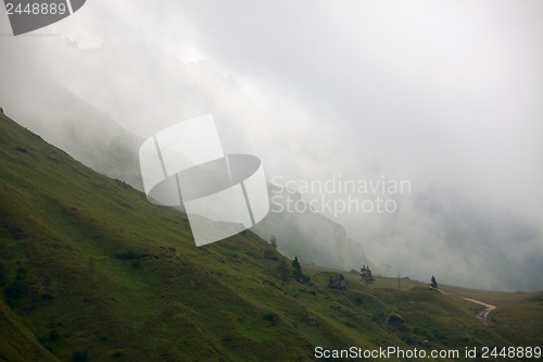 Image of Foggy mountains