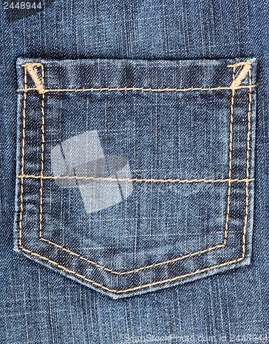 Image of classic jeans pocket