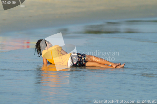 Image of Girl on the beach