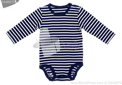 Image of Children striped overalls