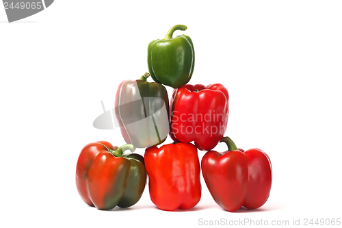 Image of Red and Green Bell Peppers