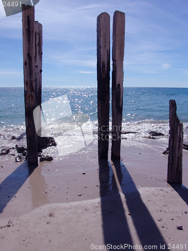 Image of Wooden Posts