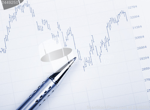Image of Stock exchange market chart