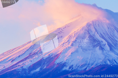 Image of Mt. Fuji close up